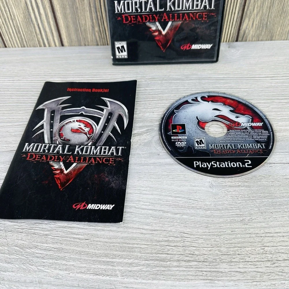 Mortal Kombat Deadly Alliance PlayStation 2 PS2 Complete Tested Working
